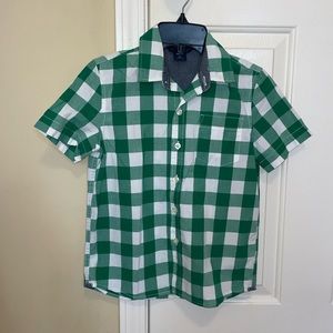 GAP Gingham Button Up